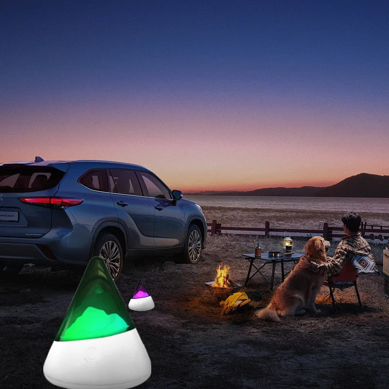 Bezprzewodowa lampka nocna LED Iceberg - IceGlow-Wielokolorowy-Trend Polska