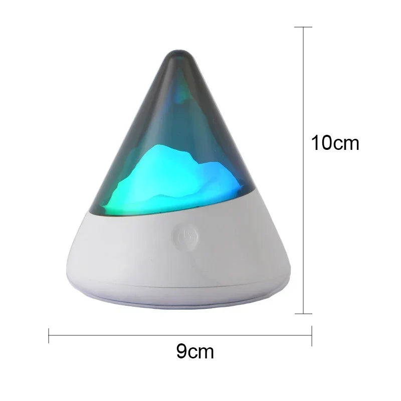 Bezprzewodowa lampka nocna LED Iceberg - IceGlow-Wielokolorowy-Trend Polska