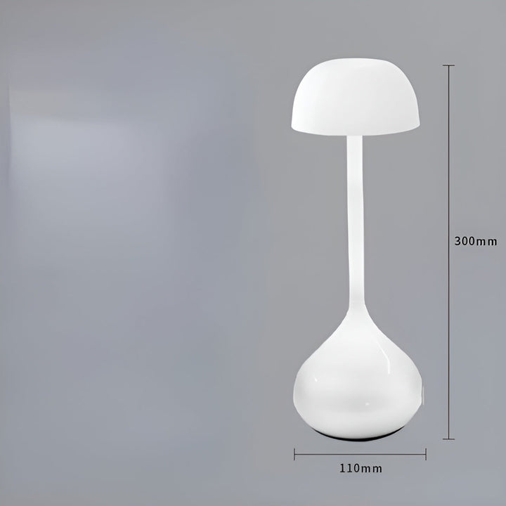 Bezprzewodowa Przyciemniana Lampa Stolikowa w Kształcie Grzyba - GlowMush-Biała maczuga-Trend Polska