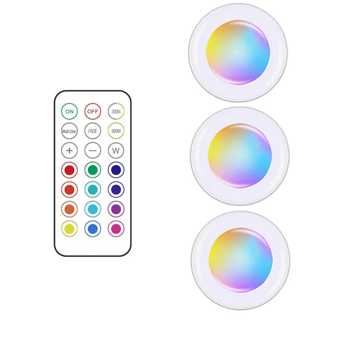 Bezprzewodowe oświetlenie LED RGB pod szafkę - GlowyLed