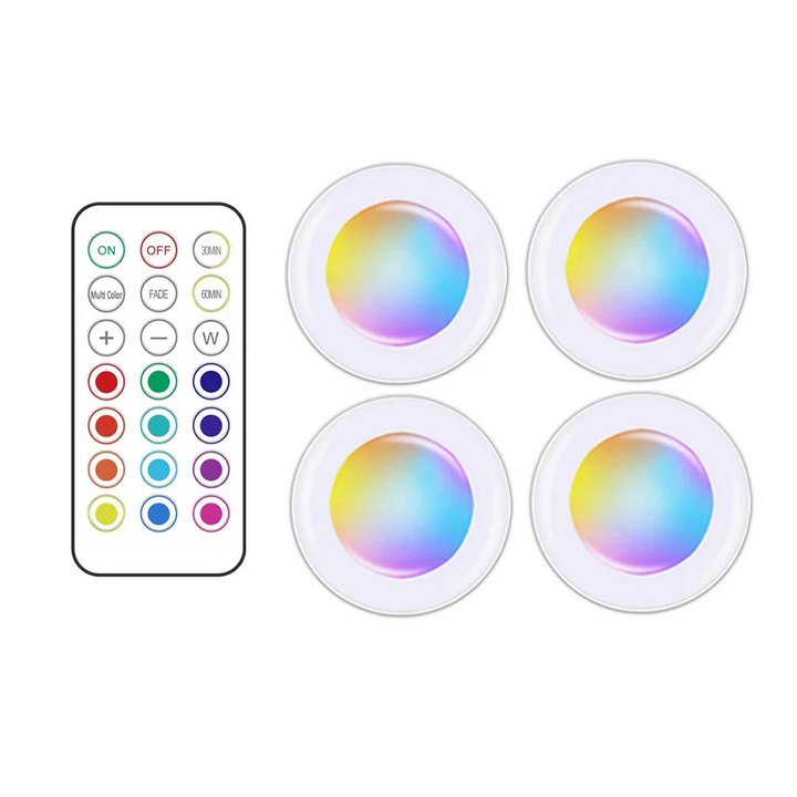 Bezprzewodowe oświetlenie LED RGB pod szafkę - GlowyLed
