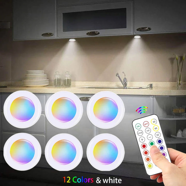 Bezprzewodowe oświetlenie LED RGB pod szafkę - GlowyLed-1 Lampa-Trend Polska