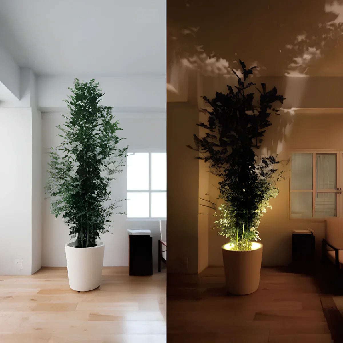 Bezprzewodowy reflektor LED - LumaSpot-2-Białe - Baterie AA-Biały-Trend Polska