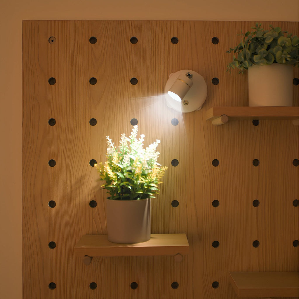Bezprzewodowy reflektor LED - LumaSpot-2-Białe - Baterie AA-Biały-Trend Polska