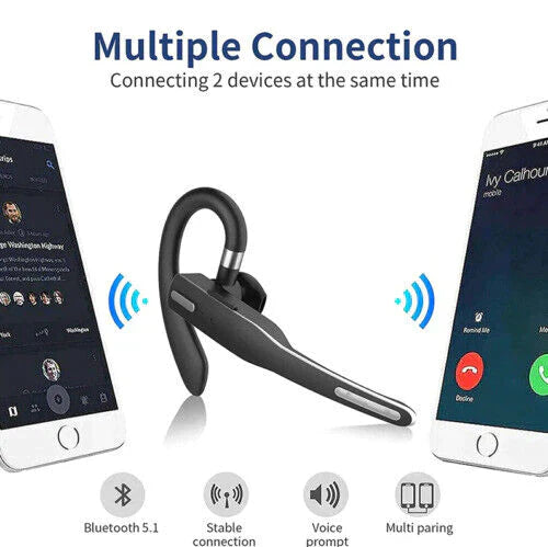 Bezprzewodowy zestaw słuchawkowy Bluetooth 5.1 z podwójnym mikrofonem - RoadMic Pro-Trend Polska