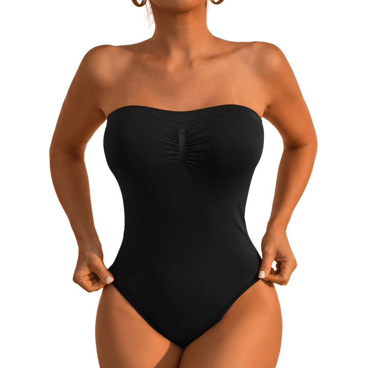 Bezszwowy bezramkowy modelujący bodysuit z majtkami – Élise-S-Trend Polska