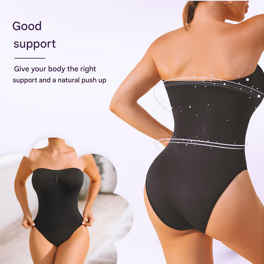 Bezszwowy bezramkowy modelujący bodysuit z majtkami – Élise-S-Trend Polska