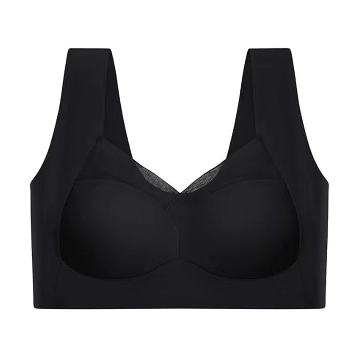 Bezszwowy biustonosz dla maksymalnego komfortu - EaseFit-Ciemnoniebieski-L - (40-55kg)-Trend Polska