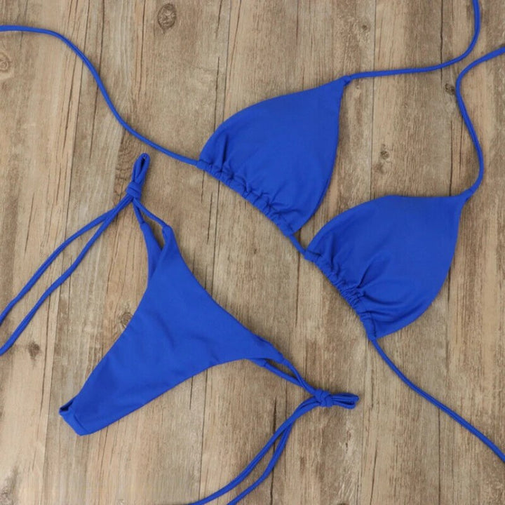 Bikini słoneczny z technologią Microtan – Solena-Biały-S-Trend Polska