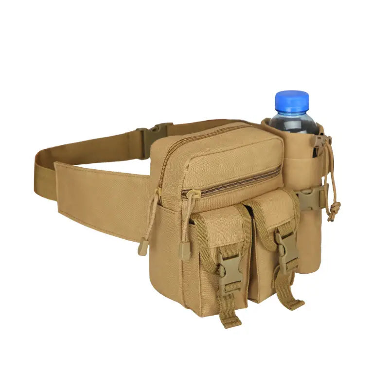 Biodrowa dla Wędrowania i Jazdy na Rowerze - AdventureBelt-Khaki-Trend Polska