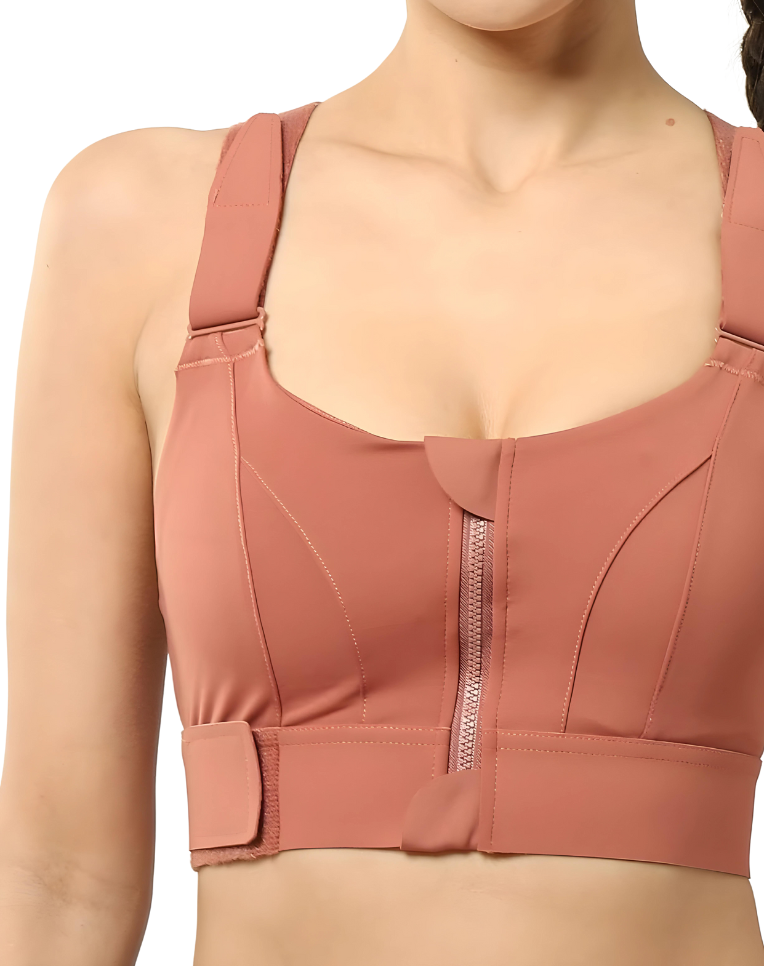 Biustonosz Sportowy – FlexiFit-Beżowy-S-Trend Polska