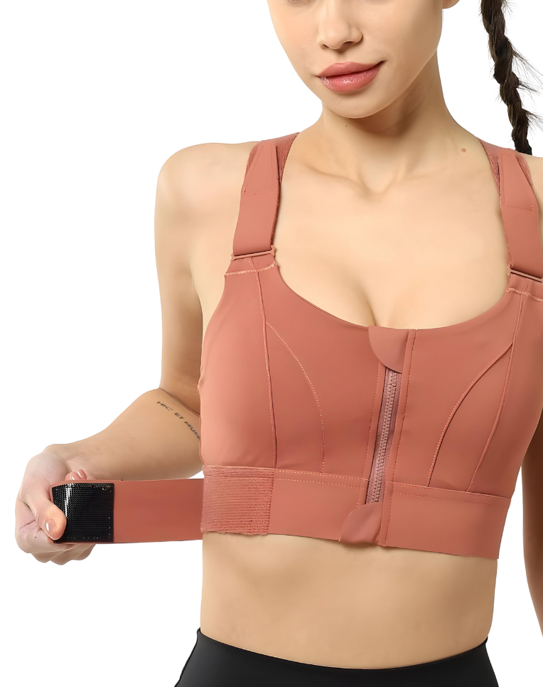 Biustonosz Sportowy – FlexiFit-Beżowy-S-Trend Polska