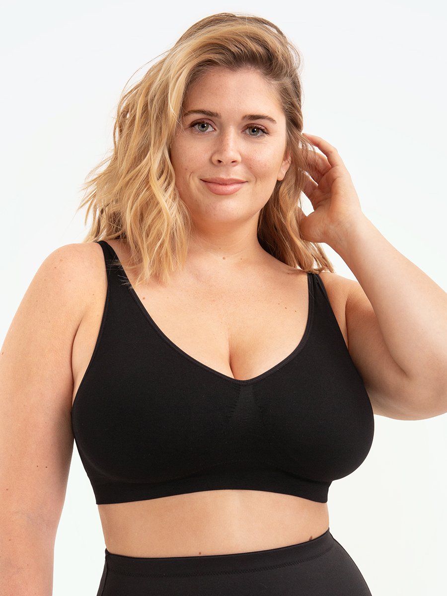 Biustonosz sportowy modelujący – Elena-Czarny-M-Trend Polska