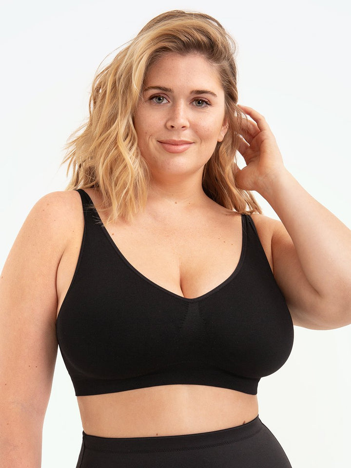 Biustonosz sportowy modelujący – Elena-Czarny-M-Trend Polska