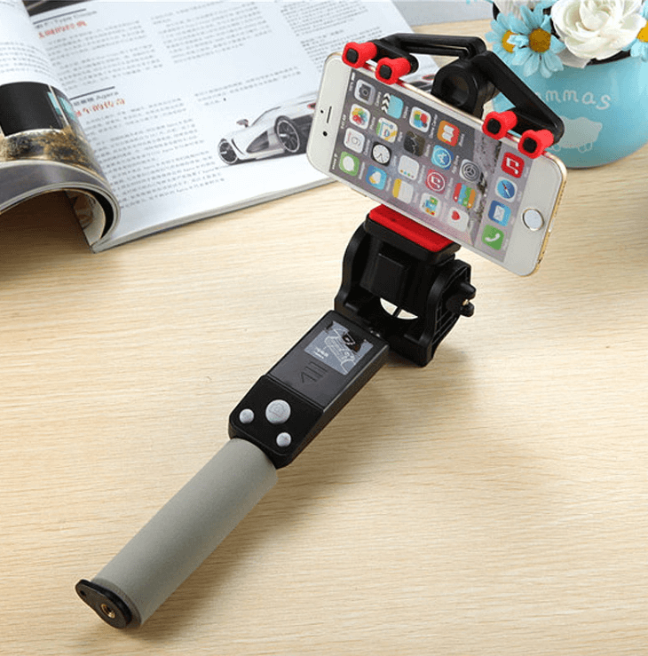 Bluetooth Selfie Stick z obrotem 360° – SpinShot-Czarny-Trend Polska