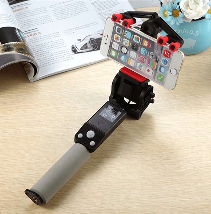 Bluetooth Selfie Stick z obrotem 360° – SpinShot-Czarny-Trend Polska