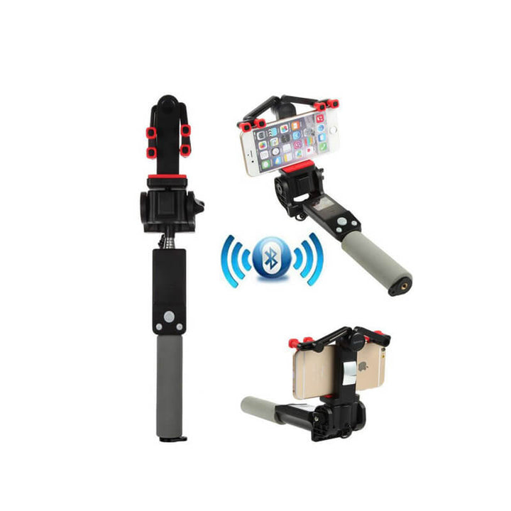 Bluetooth Selfie Stick z obrotem 360° – SpinShot-Czarny-Trend Polska
