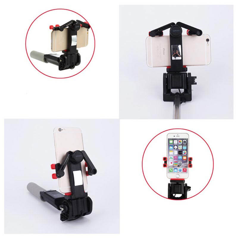 Bluetooth Selfie Stick z obrotem 360° – SpinShot-Czarny-Trend Polska