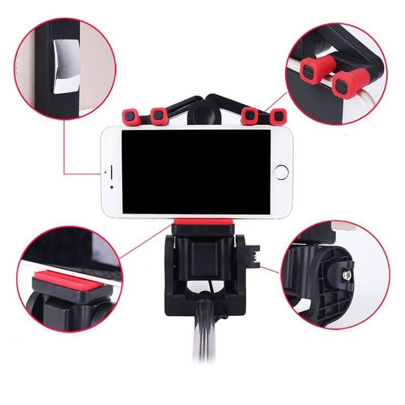 Bluetooth Selfie Stick z obrotem 360° – SpinShot-Czarny-Trend Polska