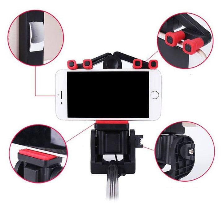 Bluetooth Selfie Stick z obrotem 360° – SpinShot-Czarny-Trend Polska