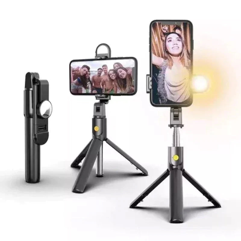Bluetooth Selfiestick i Statyw – FlexiShot-Czarny-Trend Polska