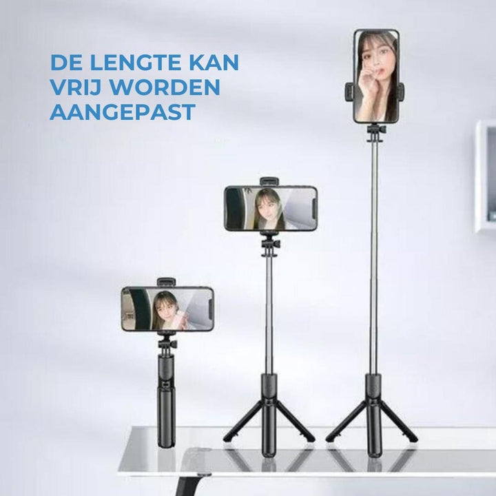 Bluetooth Selfiestick i Statyw – FlexiShot-Czarny-Trend Polska