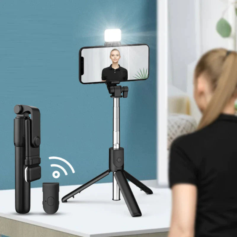 Bluetooth Selfiestick i Statyw – FlexiShot-Czarny-Trend Polska