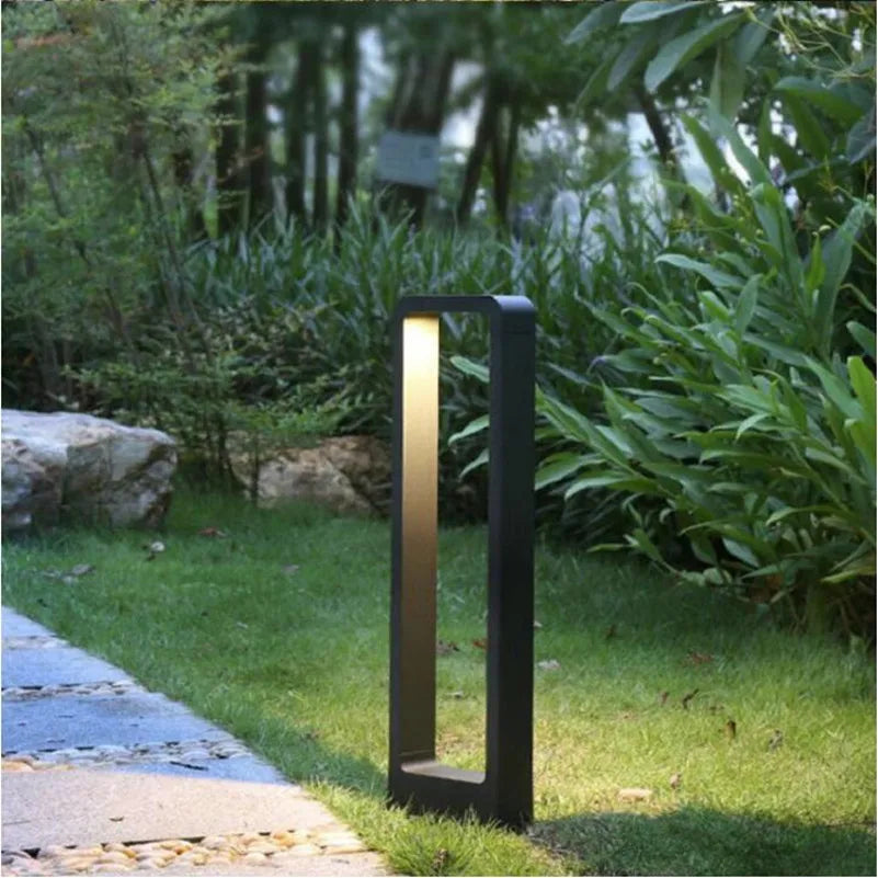 Boden Lampa Ogrodowa na Zewnątrz - GardenGlow-30CM-3000K DC12V-Szara obudowa-Trend Polska
