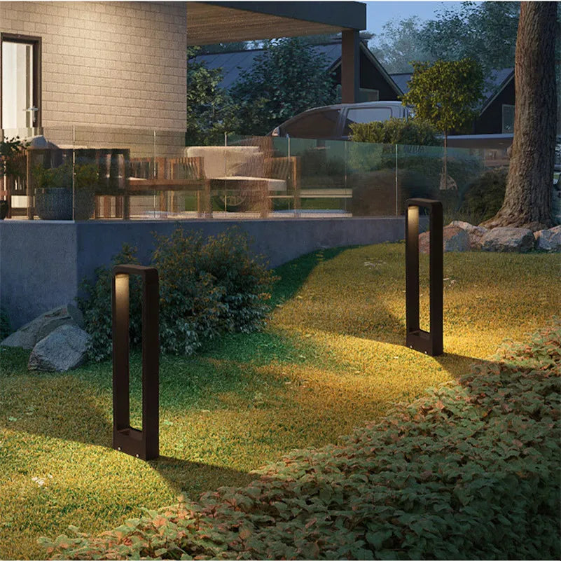 Boden Lampa Ogrodowa na Zewnątrz - GardenGlow-30CM-3000K DC12V-Szara obudowa-Trend Polska