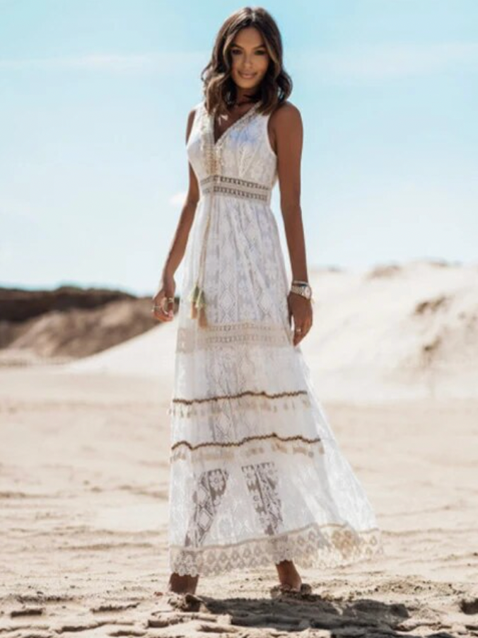 Boho Maxi Sukienka - Luna-S-Trend Polska