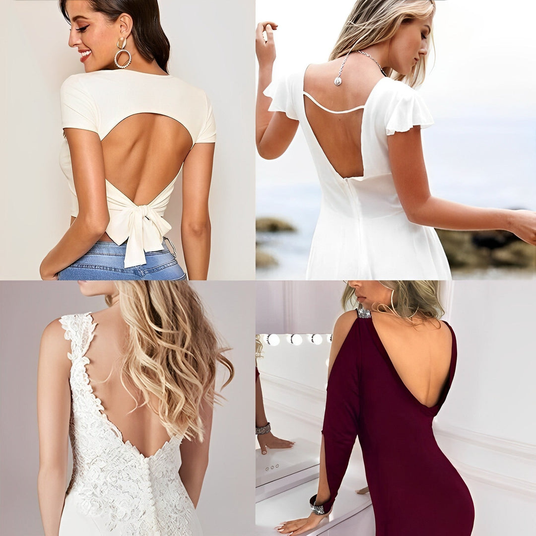 Bralette bez fiszbin z dekoltem w kształcie litery V – kup 1, weź 1 gratis – Clara-Czarny-S-Trend Polska