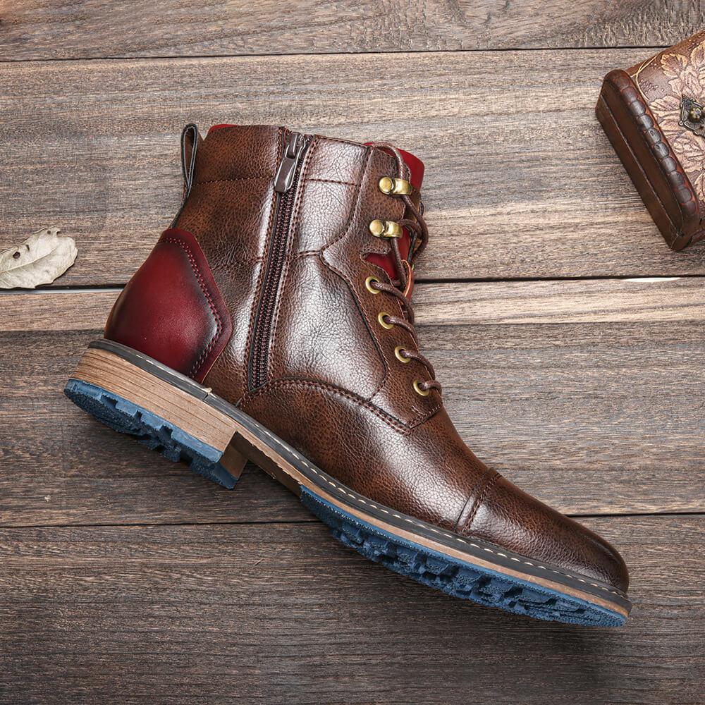 Brązowe męskie buty oxfords – Jules-40-Trend Polska