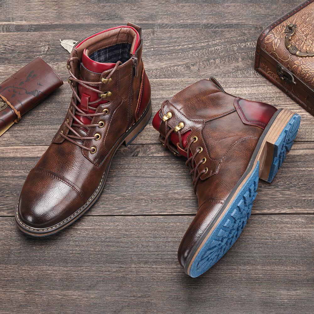 Brązowe męskie buty oxfords – Jules-40-Trend Polska