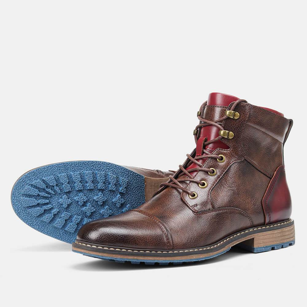 Brązowe męskie buty oxfords – Jules-40-Trend Polska