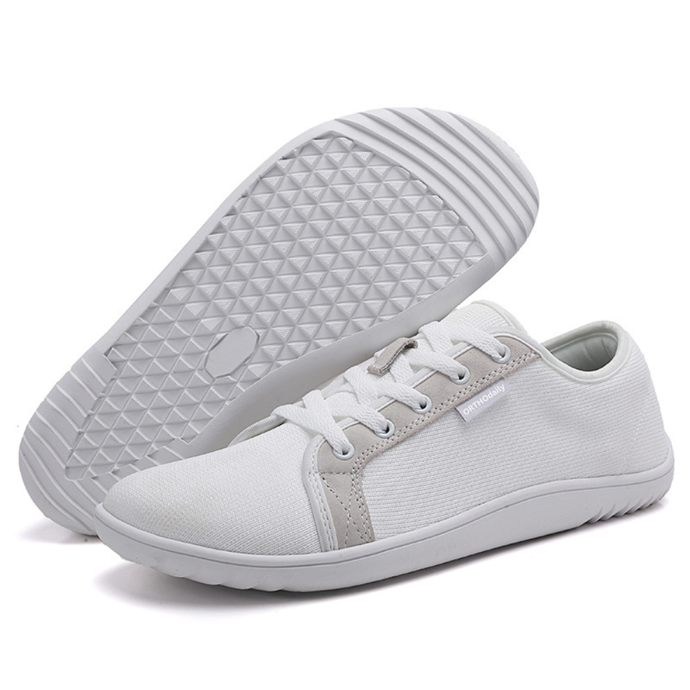 Brede Zero Drop Sneakers - StrideEase-36-Biały-Trend Polska