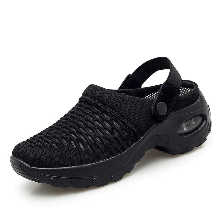 BreezeComfort Sandały | Ortodontyczne Sandały dla Kobiet-Czarny-34-Trend Polska