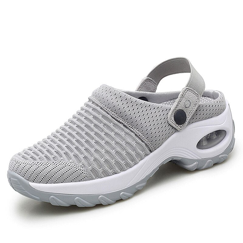 BreezeComfort Sandały | Ortodontyczne Sandały dla Kobiet-Szary-34-Trend Polska