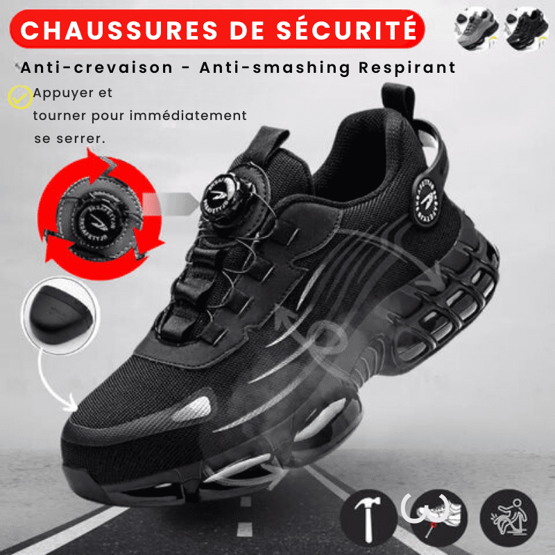 Buty ochronne z stalowym noskiem - ProGuard-Czarny-37-Trend Polska