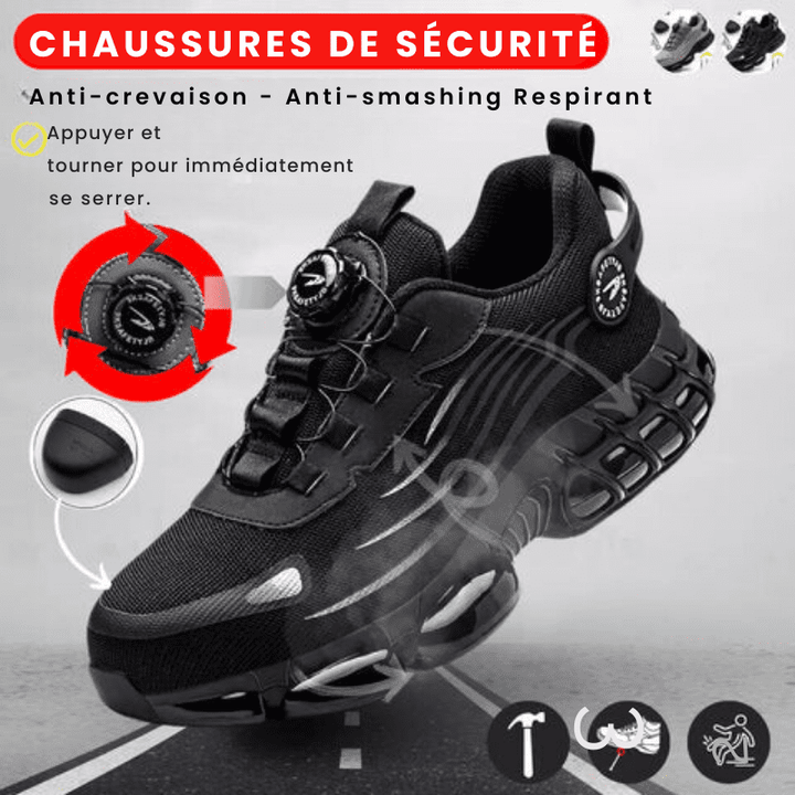 Buty ochronne z stalowym noskiem - ProGuard-Czarny-37-Trend Polska