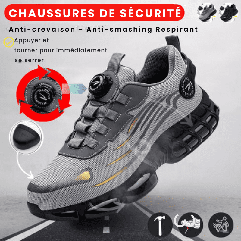 Buty ochronne z stalowym noskiem - ProGuard-Czarny-37-Trend Polska