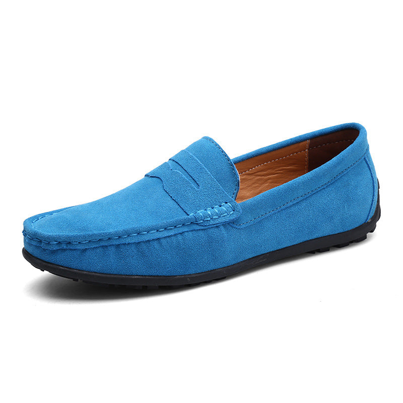 Buty skórzane premium dla mężczyzn – Leandro-Błękitny-39-Trend Polska