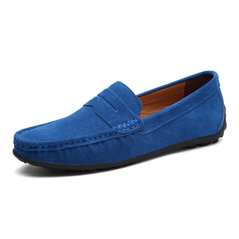 Buty skórzane premium dla mężczyzn – Leandro-Niebieski-39-Trend Polska