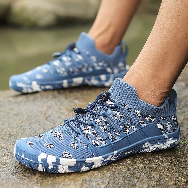 Buty sportowe na bosaka z antypoślizgową podeszwą – Auron-Błękitny-35-Trend Polska