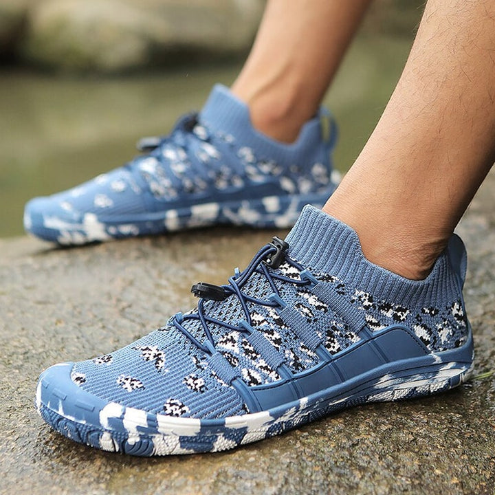 Buty sportowe na bosaka z antypoślizgową podeszwą – Auron-Błękitny-35-Trend Polska