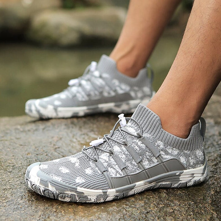 Buty sportowe na bosaka z antypoślizgową podeszwą – Auron-Szary-35-Trend Polska