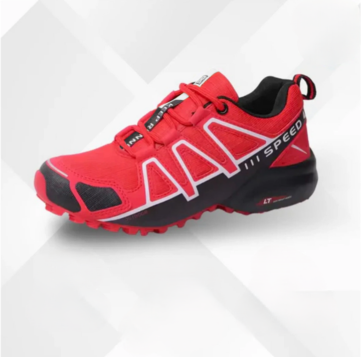 Buty trekkingowe i wędrówki ortopedyczne – Alpena-Czarny-Czerwony-35-Trend Polska