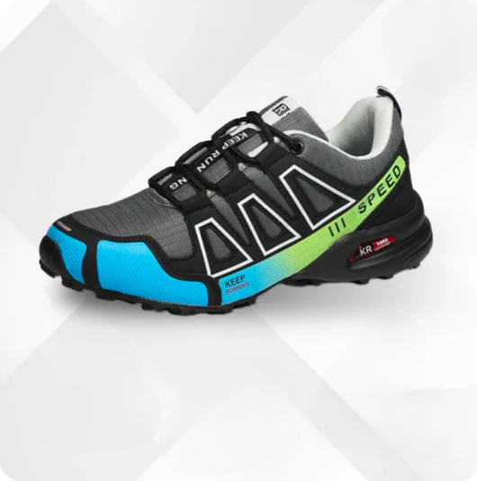 Buty trekkingowe i wędrówki ortopedyczne – Alpena-Czarny-Niebieski-35-Trend Polska