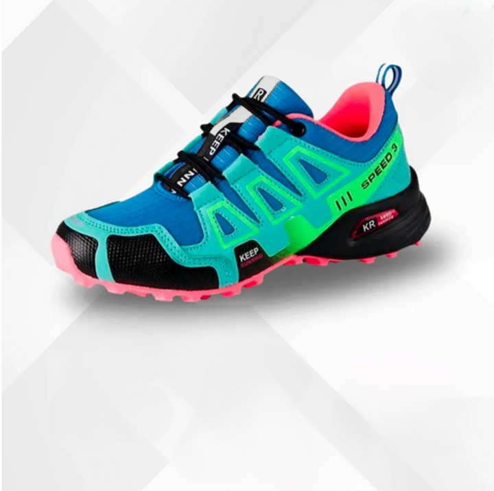 Buty trekkingowe i wędrówki ortopedyczne – Alpena-Turkusowo-niebieski-35-Trend Polska