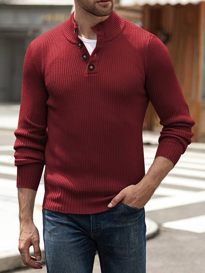 Capri Sweter - Hudson-Czerwony-M-Trend Polska