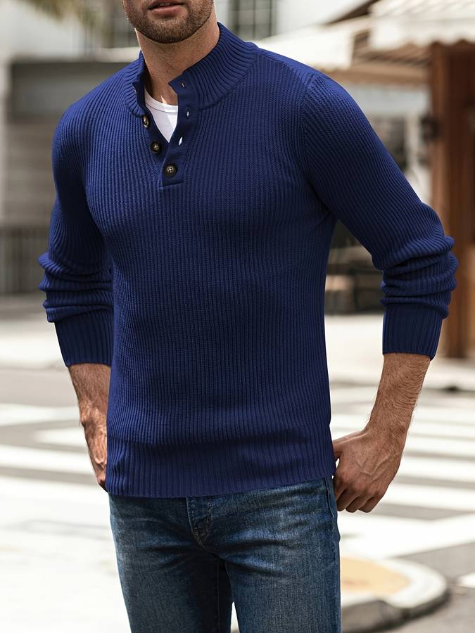 Capri Sweter - Hudson-Niebieski-M-Trend Polska